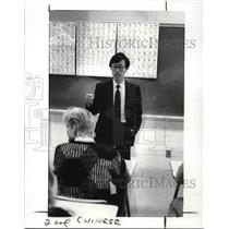 1988 Press Photo Chinese Diplomat Zhang Jianxin - cva23422