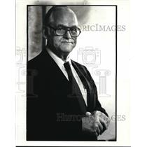 1984 Press Photo Gus Hall, Chairman of the Communist Party USA (CPUSA)