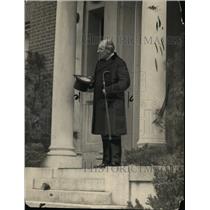1922 Press Photo Former President Woodrow Wilson at his residence  - nee88671