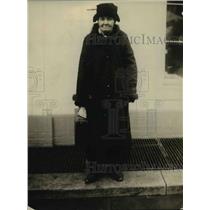 1922 Press Photo Mrs.Margaret Anderson of Sioux Iowas walked to Washington