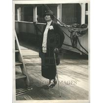 1924 Press Photo Quida Bergere Writer Actress Divorce