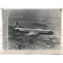 1960 Press Photo NW Airlines Electra Crashes Indiana
