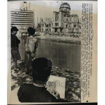 1965 Press Photo Hiroshima, Japan Bombing Site - ftx00892