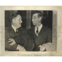 1947 Press Photo Joe McCarthy Manager of Boston Red Sox with Bucky Harris