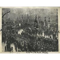 1934 Press Photo Hyde Park Demonstration England