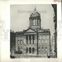 1913 Press Photo Mayor Gaynor Body Town Hall Liverpool