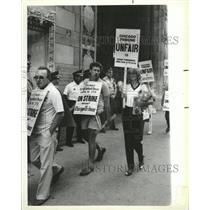 1985 Press Photo Chicago Tribune Ruth Roguski Job Union