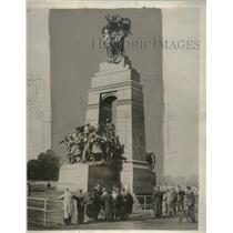 1932 Press Photo Canadian National War Memorial Opened to Public in London, Eng.