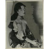 1931 Press Photo Japanese Singer - neo20053