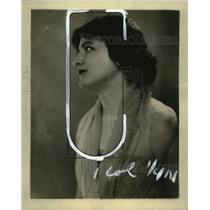 1928 Press Photo Thereae Prochazka Singer - neo22701