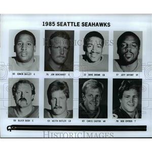 1985 Press Photo 1985 Seattle Seahawks - cvb51991
