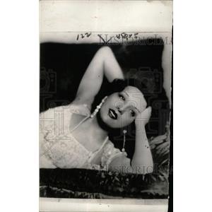 1933 Press Photo Silent Film Actress Estelle Taylor - RRW71299