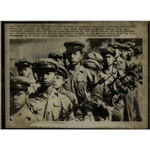 1976 Press Photo Communist Pathet Lao Soldiers - RRX75715