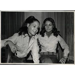 1972 Press Photo Elis Monachemi & Nurit Zeevi Star - RRW70355