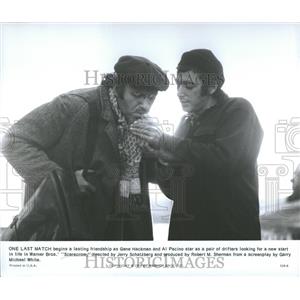 1973 Press Photo Actors Gene Hackman And Al Pacino