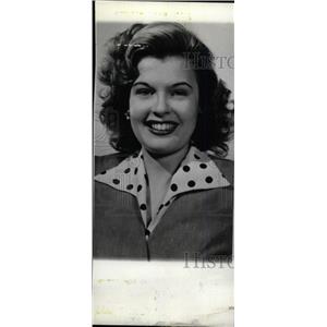 1942 Press Photo Peggy Knudsen star character artist - RRW79377