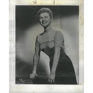 1954 Press Photo Martha Wright TV Star South Pacific - RSC59477