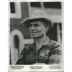 1964 Press Photo Tiara Tahiti Film Actor Mason South Sea Island Filming