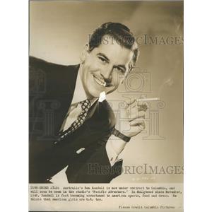 1946 Press Photo Ron Randell to be seen in "Pacific Adventure"