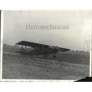 1930 Press Photo A 1930 Plane