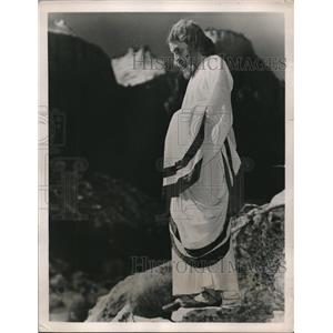 1940 Press Photo Salt Lake City, Utah Grant Redford as Jesus fro Sermon on Mount