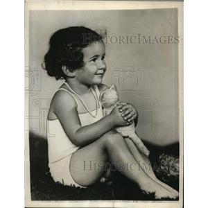 1932 Press Photo Maria Tanarky a Hungarian child actress.