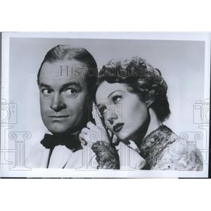 1992 Press Photo Bob Hope and Rhonda Fleming star in The Great Lover