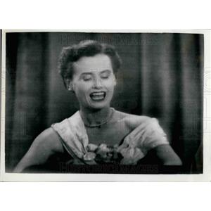 1953 Press Photo Lady Isobel Barnett Actress Panel What's My Line - KSB25433