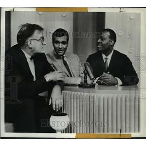 1965 Press Photo Dave Garnway, Les Crane, Nipsey Russell - orp25780