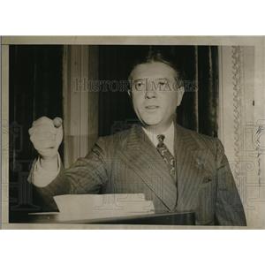 1939 Press Photo Wash DC Sen Robert M La Follette at Senate Judiciary Comm