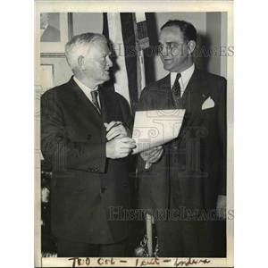 1935 Press Photo Senator Minton of Ind & VP John N Garner in DC - nee03222