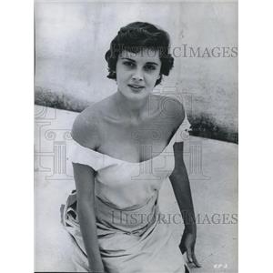 1955 Press Photo Rossana Podesta will be Helen in a tv show