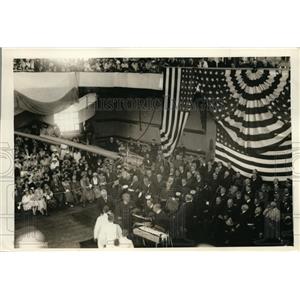 1921 Press Photo President Harding at Annapolis Naval Academy graduation