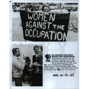 1992 Press Photo The struggle for peace: Israelis and Palestinians - cvb68050
