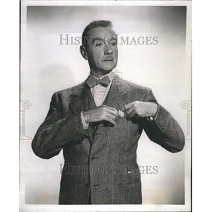 1953 Press Photo Clifton Webb Actor dancer singer