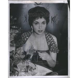 1954 Press Photo Gina Lollobrigida Actress Photojournal