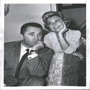 1961 Press Photo Mitzi Gaynor & Husband Jack Bean