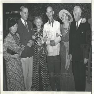 1936 Press Photo Actor Couple Gleason Celebrate Anniv