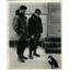 1965 Press Photo Quick, Before It Melts: Penguin w/mail - RRX64283