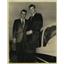 1969 Press Photo E. J. Burke, Jr. with man standing next to plane - saa10349