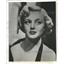 1953 Press Photo Actress Jan Sterling Blonde Curls - RRW28647
