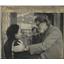 1973 Press Photo Burt Lancaster With A Fan - RSH98511
