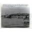 1961 Press Photo In Boston, boats rescued passenger of crashed landed plane