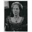 1971 Press Photo Annette Crosbie plays in The Six Wives of Henry the VIII