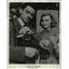 1955 Press Photo Dany Robin and Michel Auclair in Holiday for Henrietta