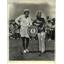 1973 Press Photo Dinah Shore in Winners Circle of LPGA Golf Tournament