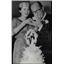 1956 Press Photo Phil Silvers With New Bride Evelyn Patrick - orp26952