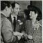 1945 Press Photo Jo Carroll Dennison Former Miss America & Phil Silvers