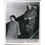 1950 Press Photo Manchester NH Dr Hermann Sander & wife at mercy death trial