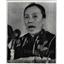 1968 Press Photo Viet Cong Foreign Minister Nguyen Thi Binh in Press Conference